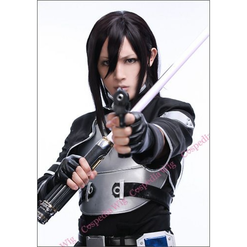 Sword Art Online Kirito(GGO) style cosplay wig