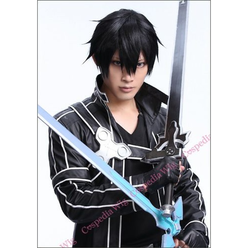 Sword Art Online Kirito(SAO) style cosplay wig