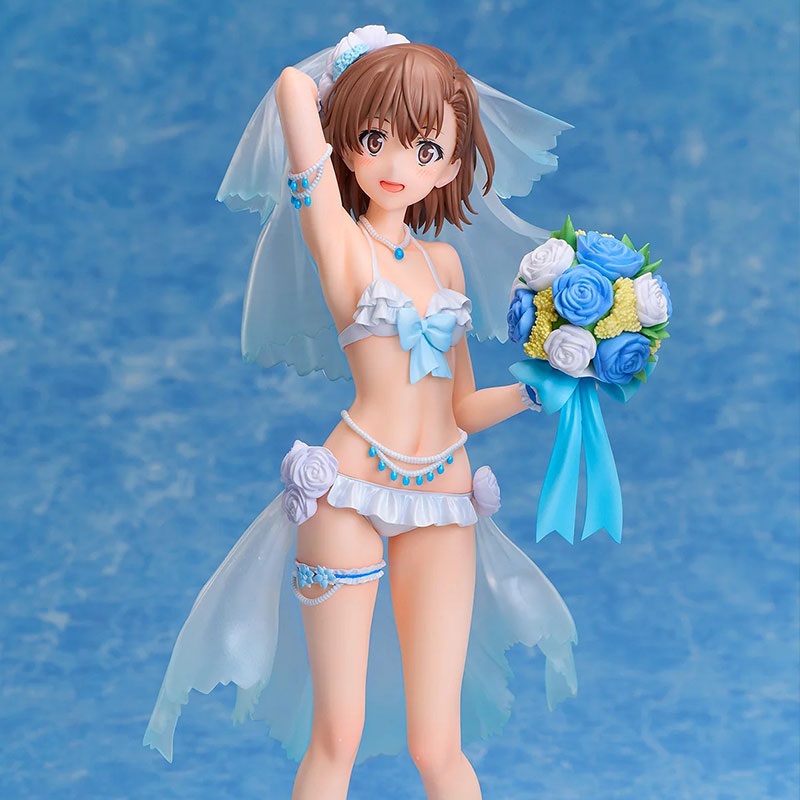 [Pre-Order] A.Dimension A Certain Scientific Railgun T Mikoto Misaka (Wedding Swimsuit Ver.) 1/7 Scale Figure