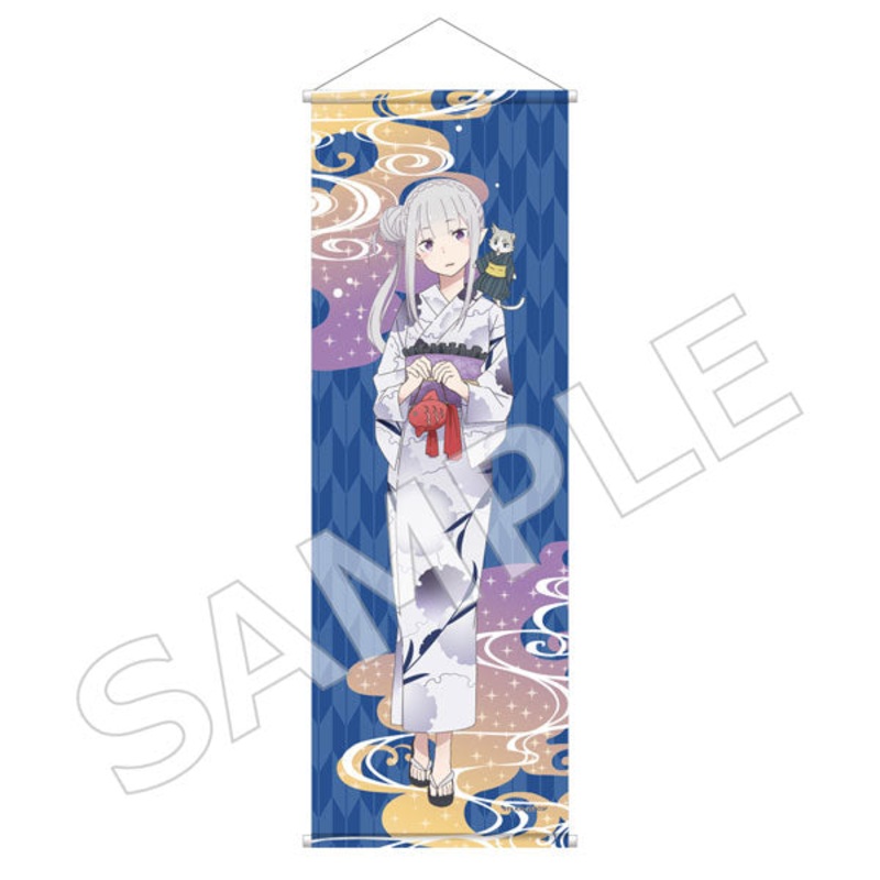 Re:ZERO -Starting Life in Another World- B2 Half-sized Tapestry: Tanabata Festival Ver. Emilia