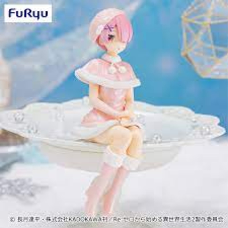 Re:Zero – Starting Life in Another World – Noodle Stopper Figure – Ram Snow Princess Pearl Ver.