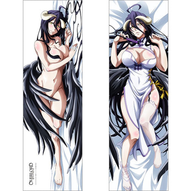 OVERLORD: The Sacred Kingdom Movie New Illustration Hugging Pillow Cover (Albedo / Chinese Dress) Smooth