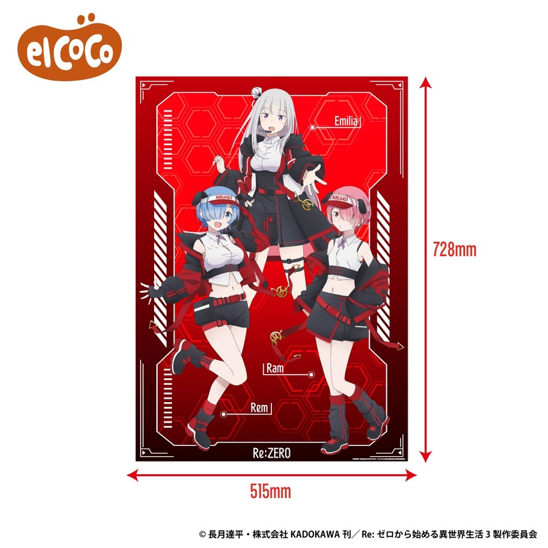 Re:Zero – Starting Life in Another World – BIG Clear Poster