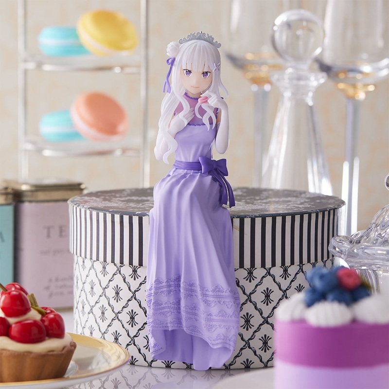 Re:Zero – Starting Life in Another World – Emilia – LostinMemories Chokonose Premium Figure – Dressed Up Party –