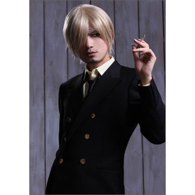 ONE PIECE Vinsmoke Sanji style cosplay wig