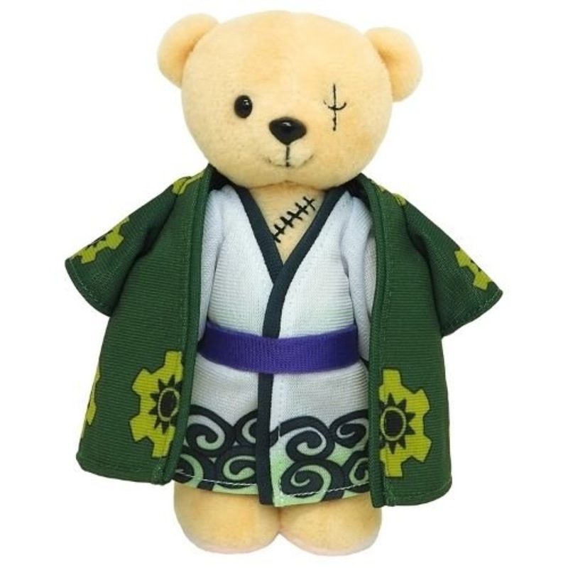 Kumamate ONE PIECE Bear Plush & Outfit Set Zorojurou