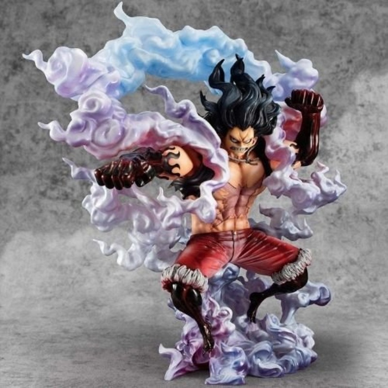 Portrait of Pirates One Piece SA-MAXIMUM Monkey D Luffy Gear 4 Snakeman ABS & PVC Painted Finished Figure
