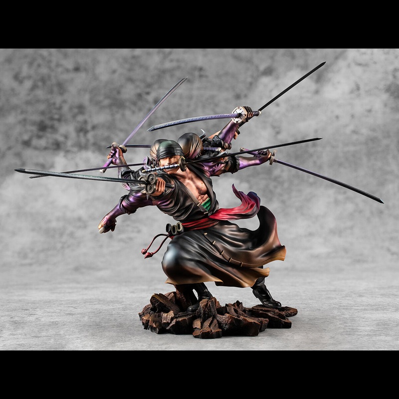 Portrait.Of.Pirates One Piece “WA-MAXIMUM” Roronoa Zoro Ver.kiki Kuto-ryu “Asura” Complete Figure