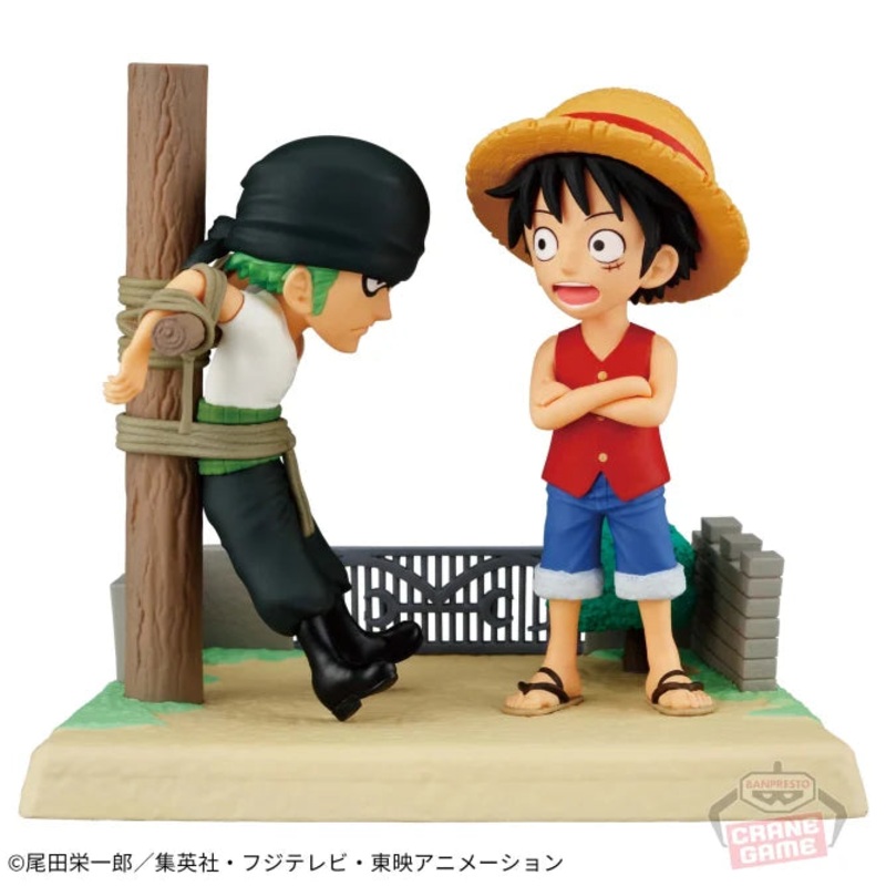 ONE PIECE – World Collectible Figure Log Stories – Monkey D Luffy & Roronoa Zoro –