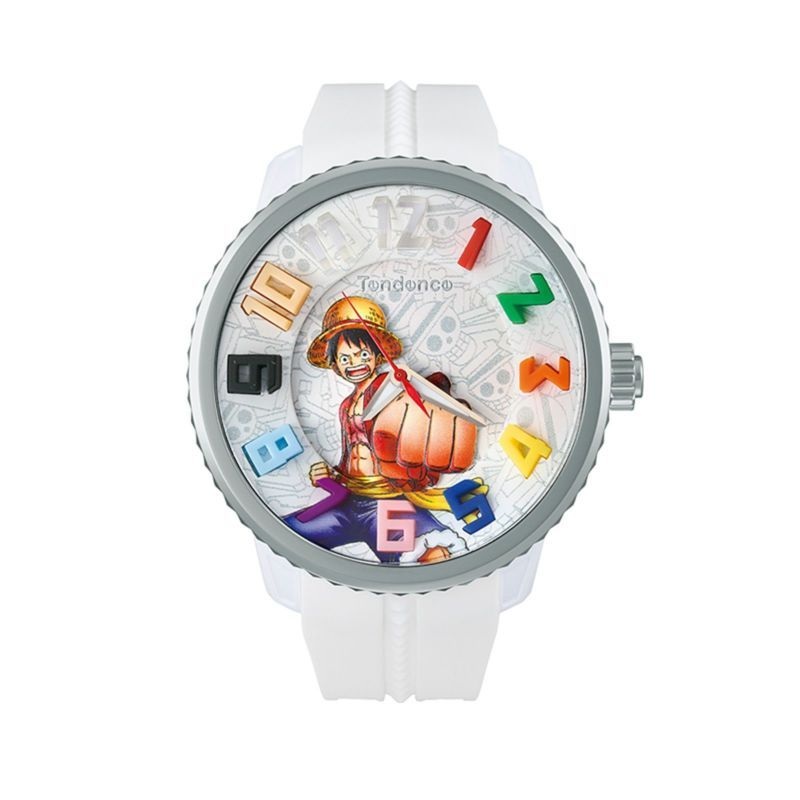 TENDENCE TY430405 Limited Edition 300 Pieces, One-Piece Collaboration Luffy Model, Wristwatch, Men’s, Women’s, One-Piece Collaboration TY430405, white
