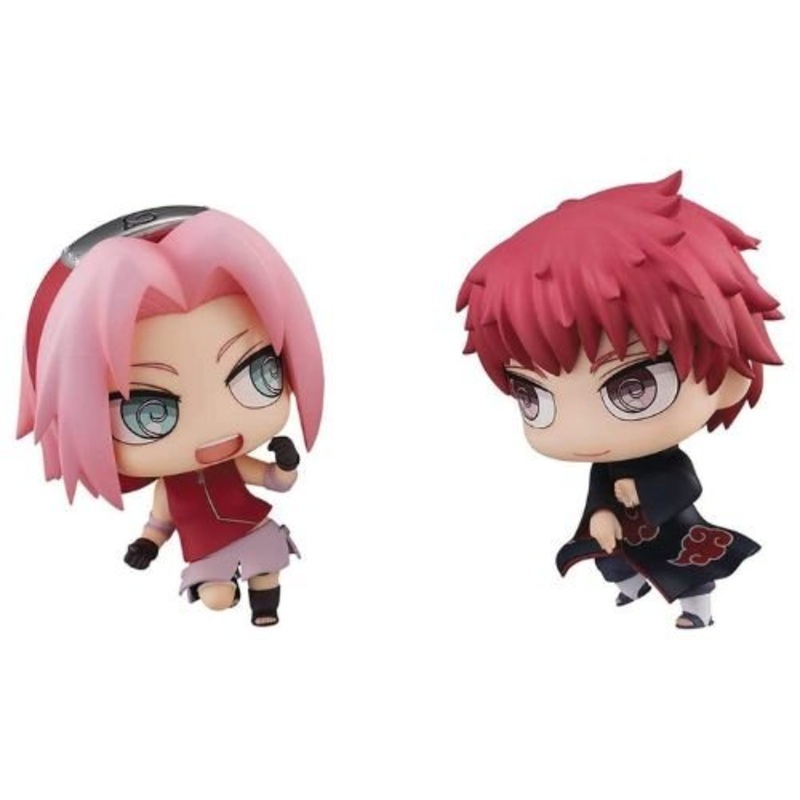 Chimi Mega Buddy Series! NARUTO Shippuden Sakura Haruno VS Sasori Battle Set