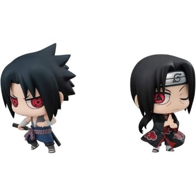 Chimi Mega Buddy Series! NARUTO Shippuden Sasuke Uchiha & Itachi – Brothers Confrontation Set