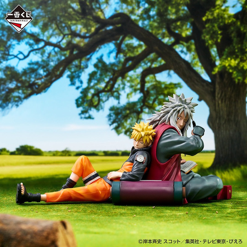 NARUTO: Shippuden – Three Legendary Shinobi – Revible Moment – Naruto Uzumaki & Jiraiya Figure [Ichiban-Kuji Last One Prize]