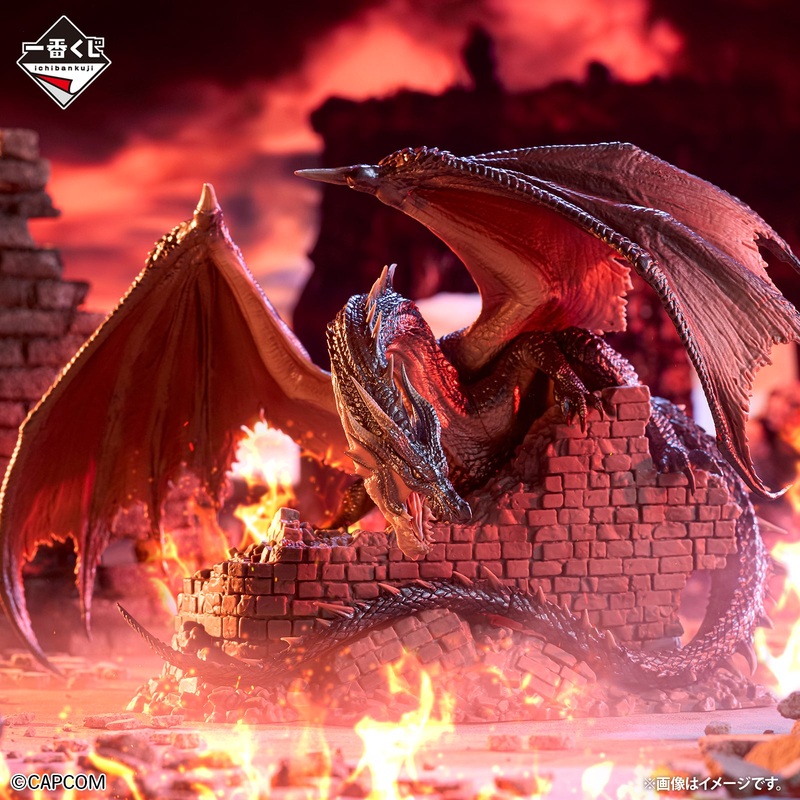 Monster Hunter 20th Anniversary – Black Fatalis Figure Metallic Color Ver. [Ichiban-Kuji Prize Last One]