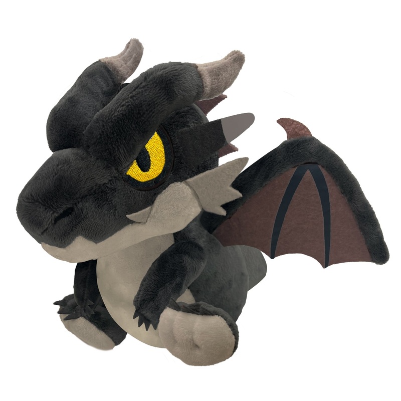 Monster Hunter Deformed Plush Black Dragon Fatalis