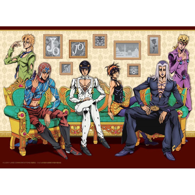 TV Anime “JoJo’s Bizarre Adventure Golden Wind” New Illustration B2 Wall Scroll “Bucciarati’s Team” A
