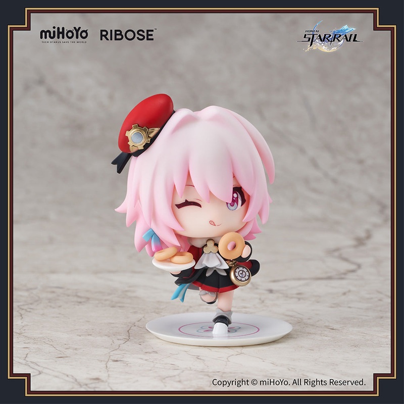RIBOSE “HONKAI: STAR RAIL” EXPRESS WELCOME TEA PARTY THEMED MYSTERY BOX DEFORMED FIGURE MARCH 7TH