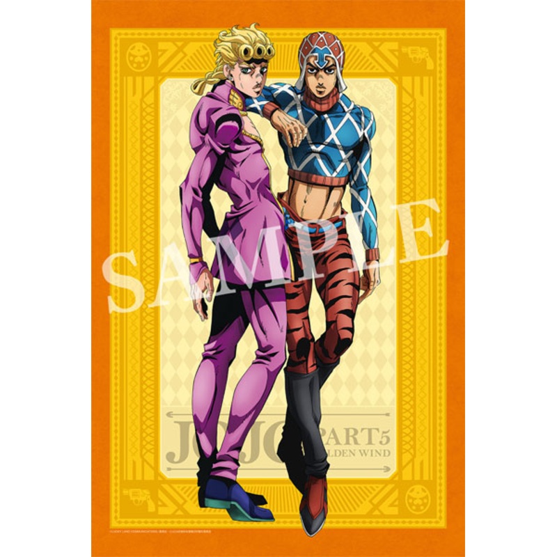 TV Anime “JoJo’s Bizarre Adventure Golden Wind” B2 Wall Scroll (Giorno & Mista)