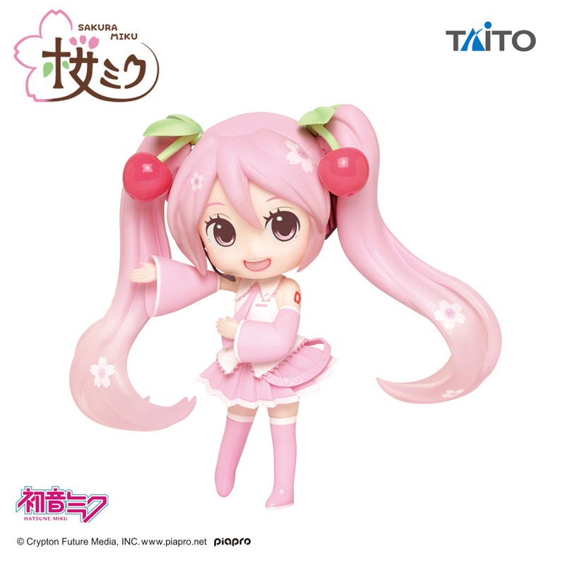 Hatsune Miku Doll Crystal Figure Sakura Miku