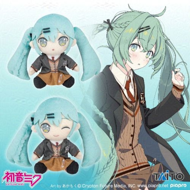 Hatsune Miku Original Plush Toy Fashion-Preppy Wink Ver. (Bottom)