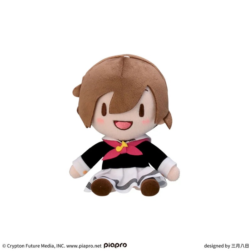 Hatsune Miku Series Fuwapuchi Mini Plush Toy MEIKO School Uniform Ver.