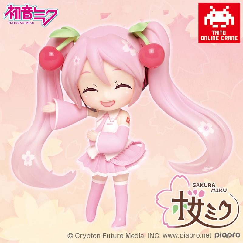 Doll Crystal Figure Sakura Miku Taito Online Crane Limited Ver.