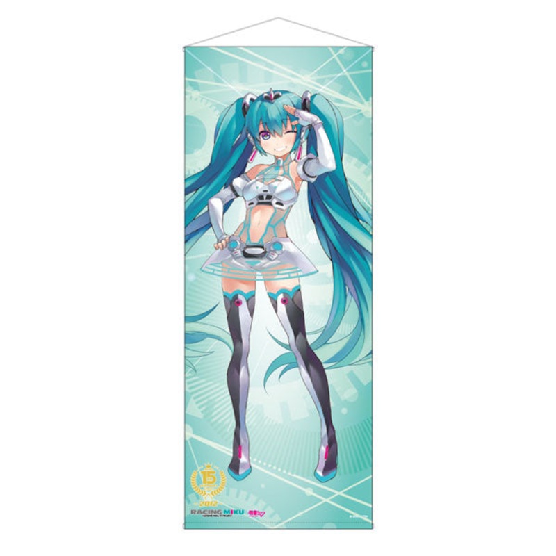 Hatsune Miku GT Project 15th Anniversary Life-size Wall Scroll 2012Ver.