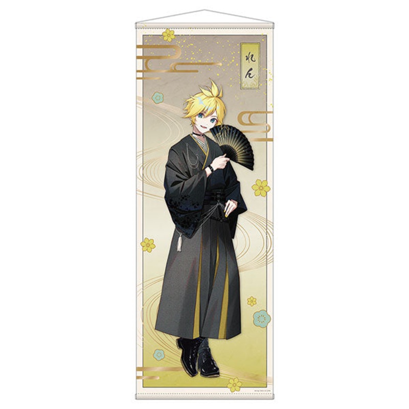 Hatsune Miku New Year SHOP 2024 Life-size Wall Scroll Kagamine Len