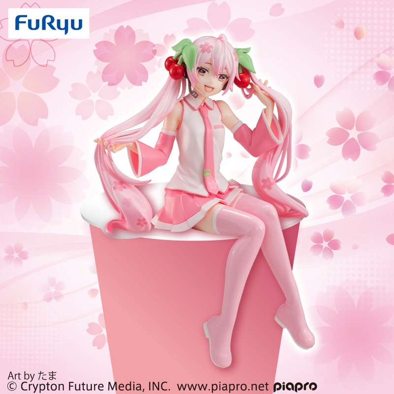 Hatsune Miku Noodle Stopper Figure Sakura Miku