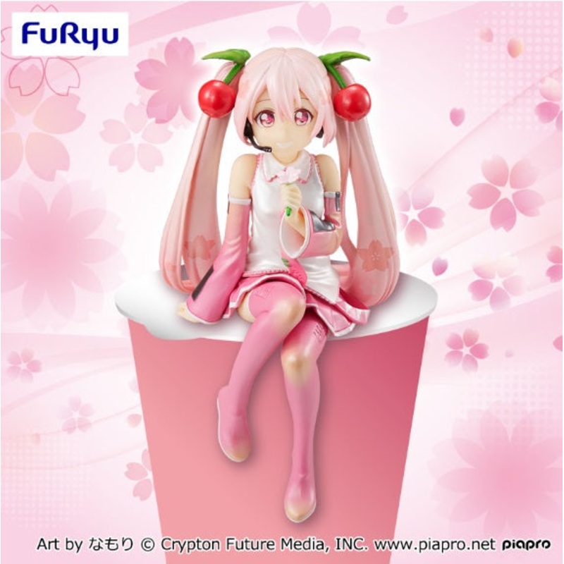 Hatsune Miku Noodle Stopper Figure Sakura Miku 2022 (Pearl ver.)