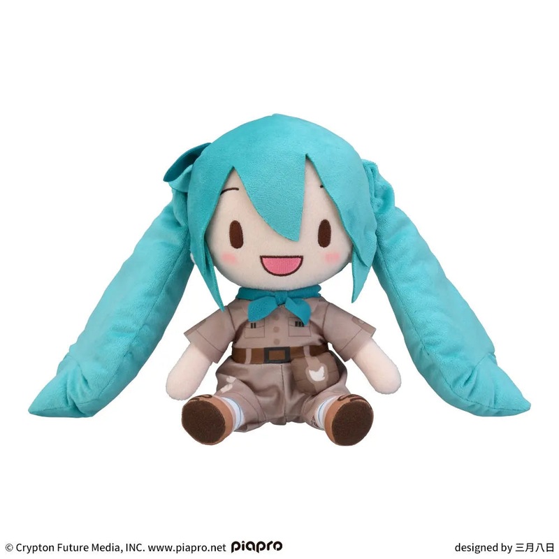 Hatsune Miku Series Fuwapuchi M Plush Toy Hatsune Miku Outing Series Zoo Ver.