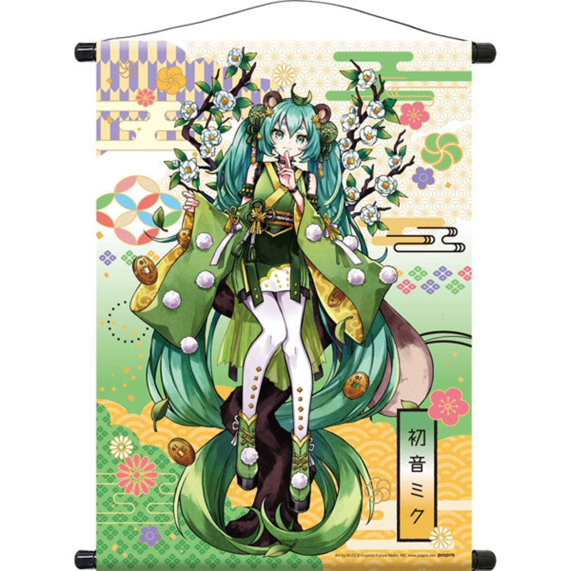 Hatsune Miku Hyakki Yakou Wall Scroll Bake-Danuki