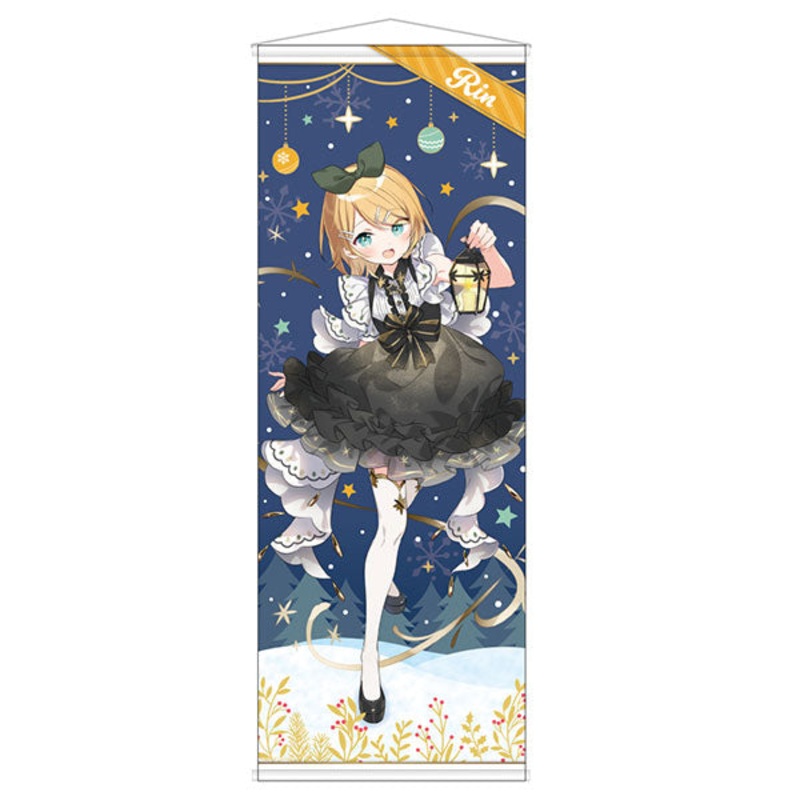 Hatsune Miku Xmas SHOP 2023 Life-size Wall Scroll Kagamine Rin