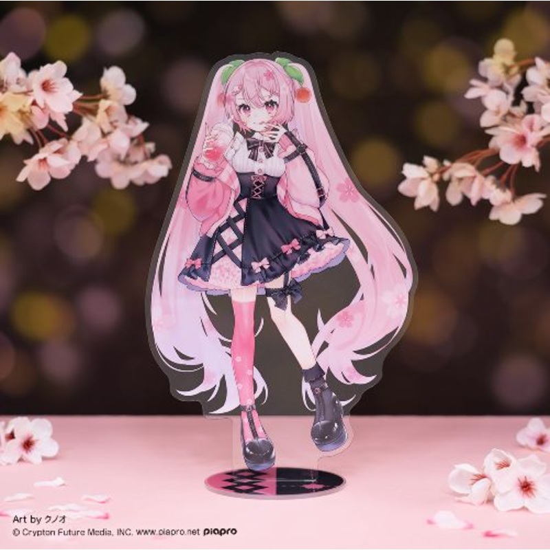 Sakura Miku SAKURASUBCULTURE – Extra Large Clear Stand Sakura Miku 1 [TAITO-Kuji Prize A]