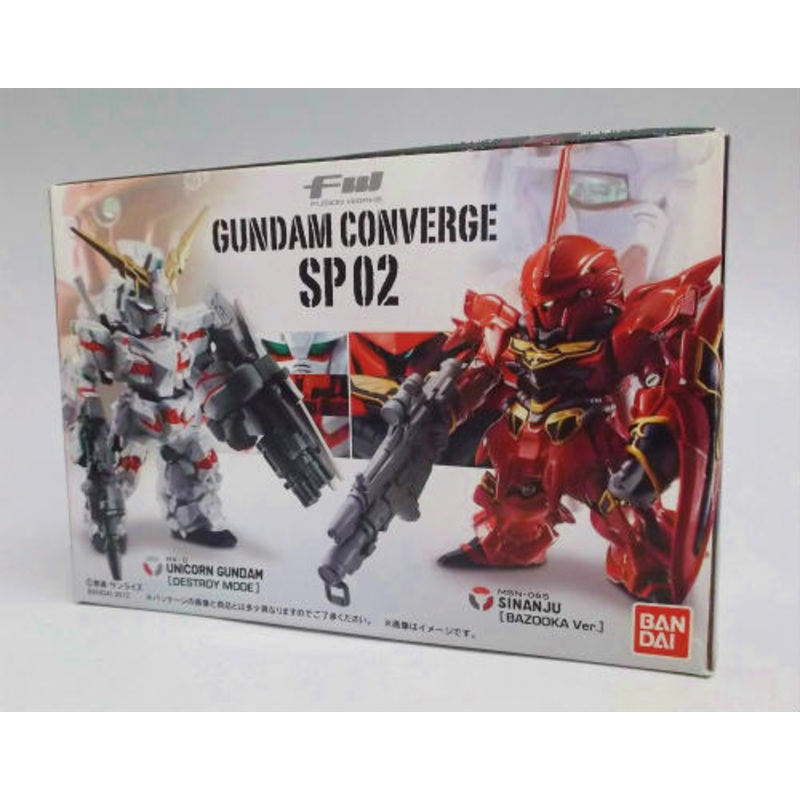 FW Gundam Converge SP02 Unicorn Gundam & Sinju
