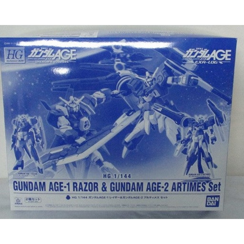 HG 1/144 Gundam AGE-1 Razor & Gundam AGE-2 Ultimate Set