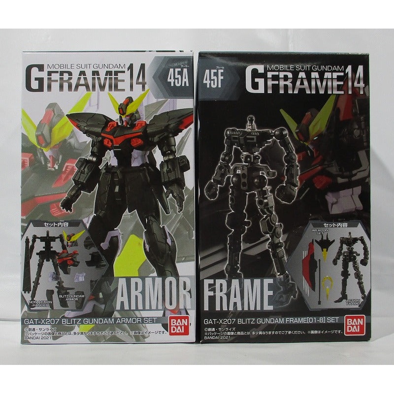 Mobile Suit Gundam GFRAME14 (G Frame 14) 45 Blitz Gundam 2 types set (armor set & frame set)