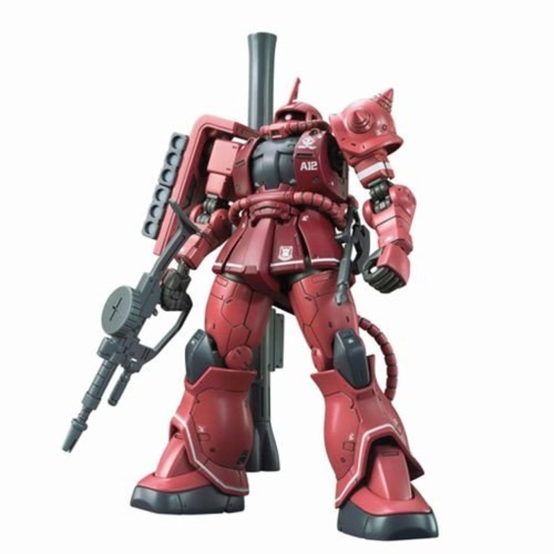 HG Mobile Suit Gundam THE ORIGIN Zaku II Red Comet Ver. 1/144 Scale Color-Coded Plastic Model