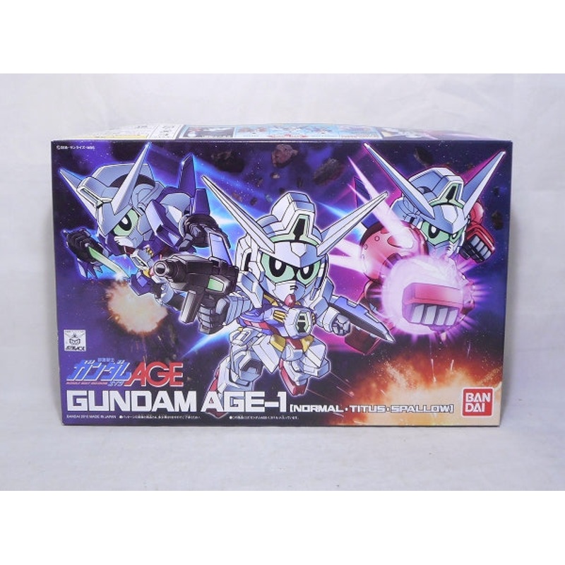 SD Gundam BB Senshi 369 Gundam AGE-1 (Normal-Titus-Sparrow)