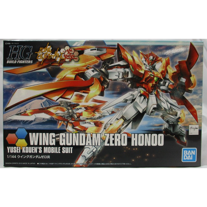 HGBF 1/144 Wing Gundam Zero Honoo (BANDAI SPIRITS)