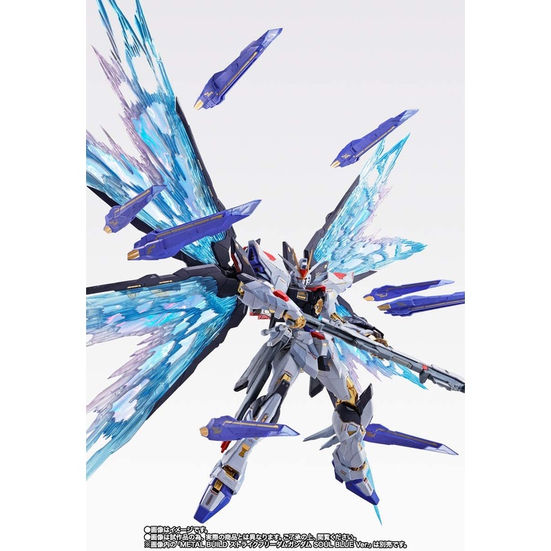 METAL BUILD Mobile Suit Gundam SEED Destiny Strike Freedom Gundam Light Wings Option Set SOUL BLUE Ver.