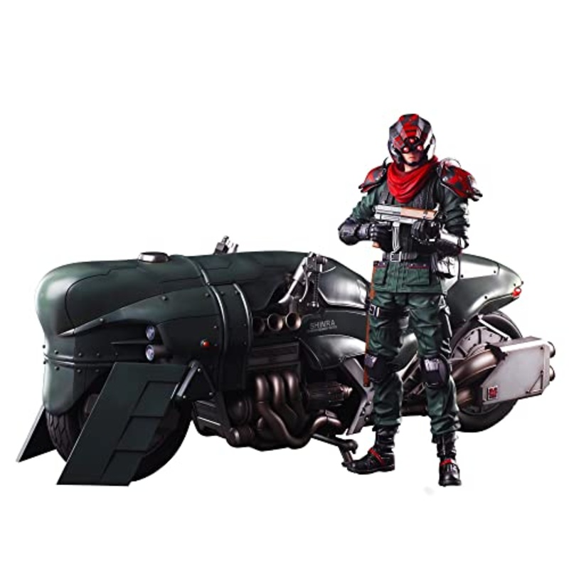 Final Fantasy VII REMAKE PLAY ARTS KAI Elite Motorcycle Security Officer & Motorcycle Set