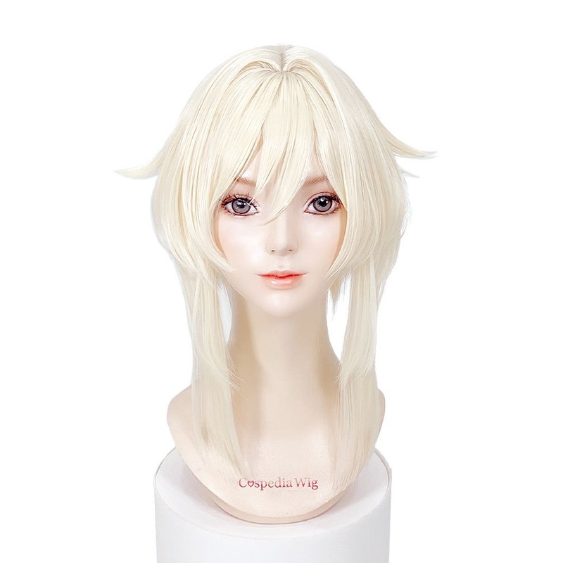 “Genshin Impact” Lumine style cosplay wig