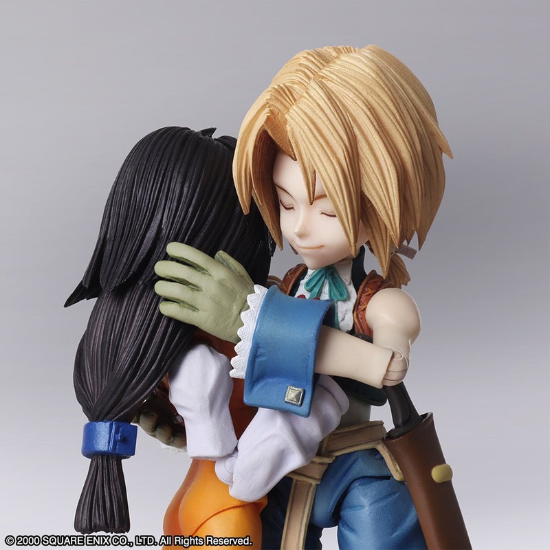 FINAL FANTASY IX BRING ARTS Zidane Tribal & Garnet Til Alexandros XVII