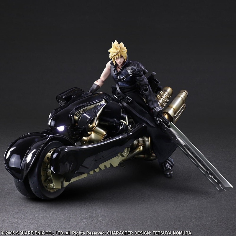 FINAL FANTASY VII ADVENT CHILDREN PLAY ARTS Kai Cloud Strife & Fenrir