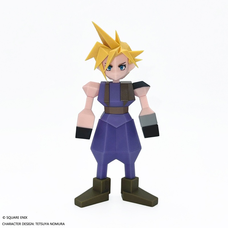 “Final Fantasy VII” Polygon Soft Vinyl Figure Cloud Strife