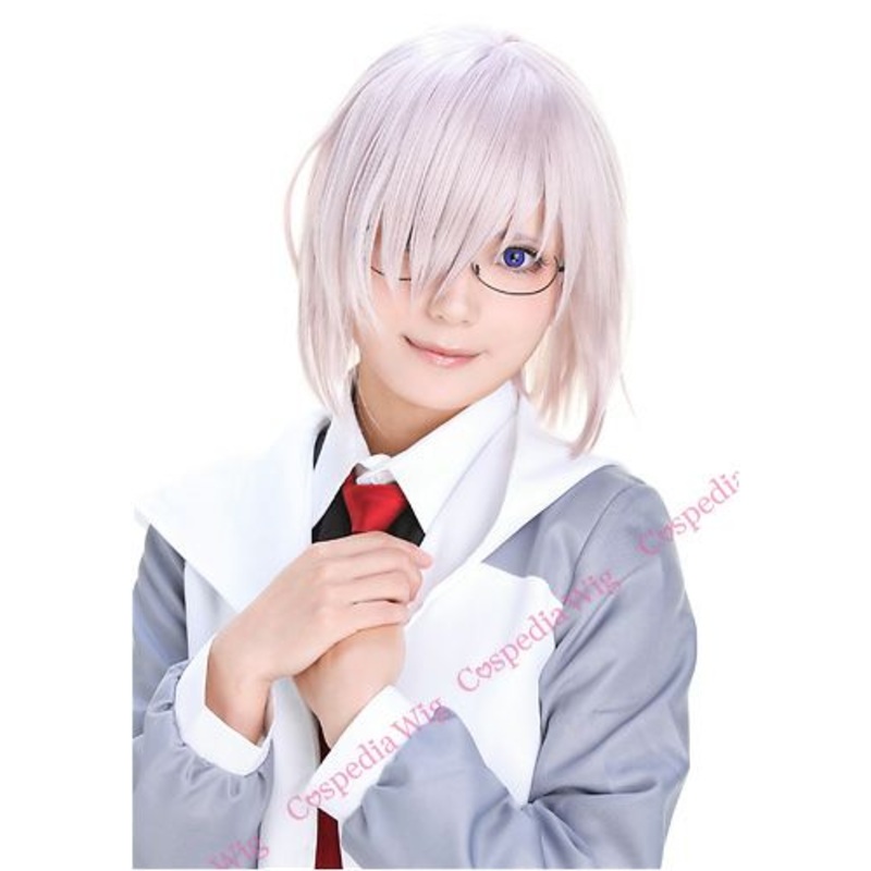 “Fate/Grand Order” Mash style cosplay wig