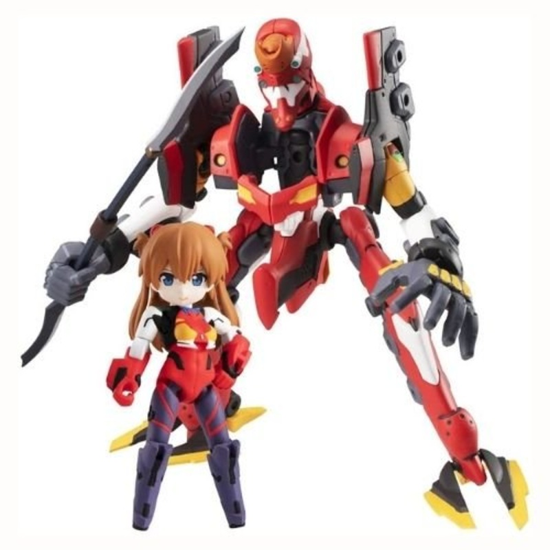 Desktop Army Rebuild of Evangelion Asuka Langley Shikinami & EVA-02