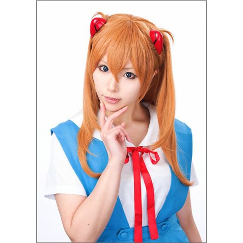 NEON GENESIS EVANGELION Shikinami Asuka Langley style cosplay wig