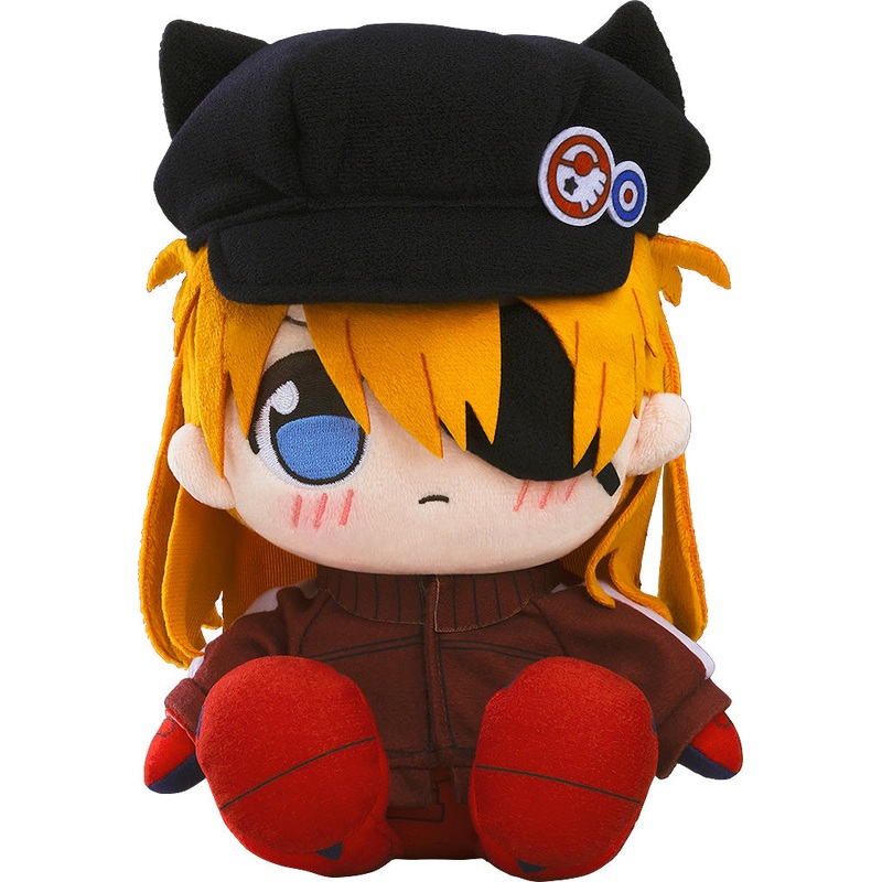 Rebuild of Evangelion Kuripan Plushie Shikinami Asuka Langley (Jersey & Casquette Cap)